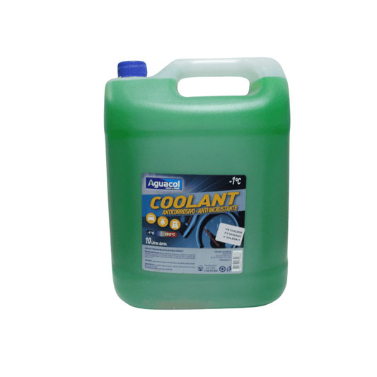 Coolant 10 litros verde - 1°C Aguacol - Repuestos BYC SPA - Aguacol - 1453 - 7138 - verde