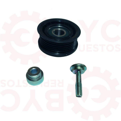 Polea 6 - pk tensor alternador SsangYong ACTYON Kyron Rexton - Stavic Korando - Repuestos BYC SPA - SSANGYONG - 6612003070KOR
