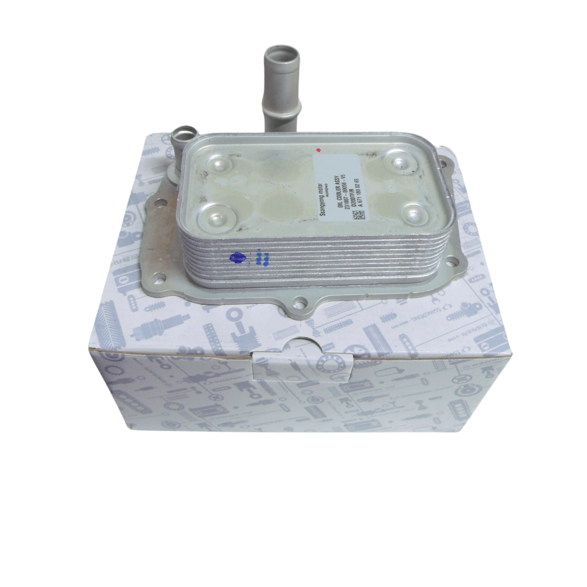 Enfriador de aceite ssy ACTYON, Stavic Korando - Rexton 2.0 (original) - Repuestos BYC SPA - SSANGYONG - 6711800265OR