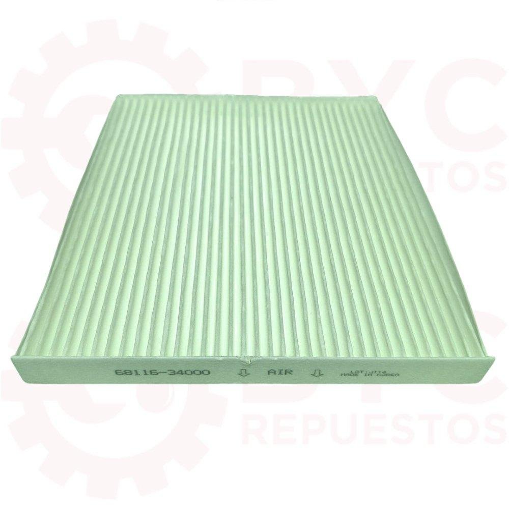 Filtro polen - cabina Korando c d20t g20d 2.0 2.2 2010 - 2018 - Repuestos BYC SPA - SSANGYONG - 6811634000A