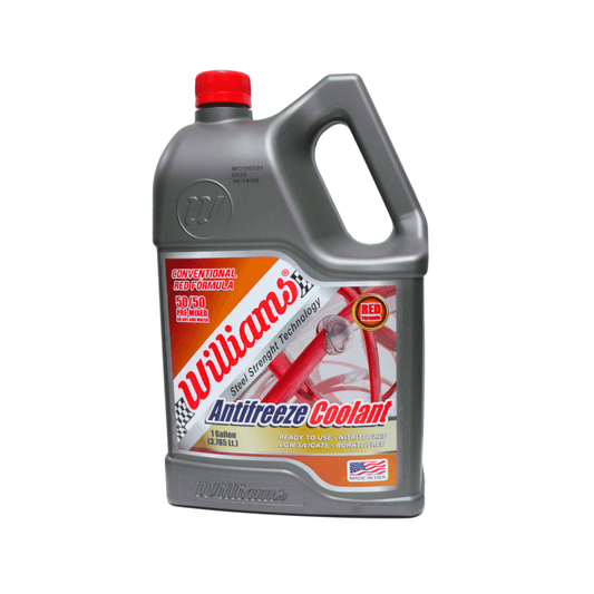 Anticongelante Refrigerante Williams 50/50 Rojo 1 Galón - Repuestos BYC SPA - WILLIAMS - Coolant Williams 50 - 50 ROJO