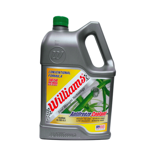 Anticongelante Refrigerante Williams 50/50 Verde 1 Galón - Repuestos BYC SPA - WILLIAMS - Coolant Williams 50 - 50 VERDE