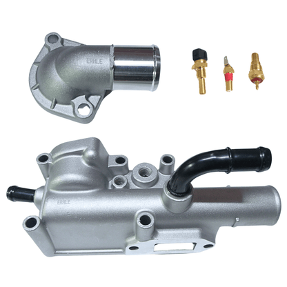 Kit Base porta termostato + tapa y sensores KIA Frontier Besta 2.7 3.0 Korea Alt - Repuestos BYC SPA - Repuestos BYC SPA - KIT FRONTIER PORTATERM+TAPA+SENSOR