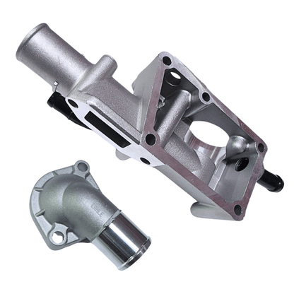 Kit Base porta termostato + tapa KIA Frontier Besta 2.7 3.0 Korea Altern - Repuestos BYC SPA - Repuestos BYC SPA - KIT PORTA TERMOST + TAPA KIA KOR