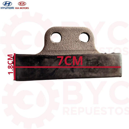 Guía cadena eje leva inferior HYUNDAI-KIA new Accent prime prime Rio jb 1.4 Elantra (16 válvulas) - Repuestos BYC SPA - HYUNDAI KIA - 24431-26000or