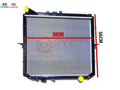 Radiador mecánico con aire y sin aire KIA Frontier ii 2.5 d4bh 05-11 - Repuestos BYC SPA - SSANGYONG - 25310-4E400CH