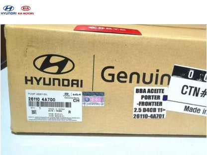 Precarter bomba de aceite HYUNDAI y KIA Frontier-Porter 2.5 d4cb H1 2.5 d4cb - Repuestos BYC SPA - HYUNDAI KIA - 26110-4A700OR