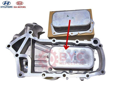 Enfriador de aceite motor HYUNDAI-KIA Frontier-H1-Porter 2500 d4cb CH - Repuestos BYC SPA - HYUNDAI KIA - 26421-4A700CH
