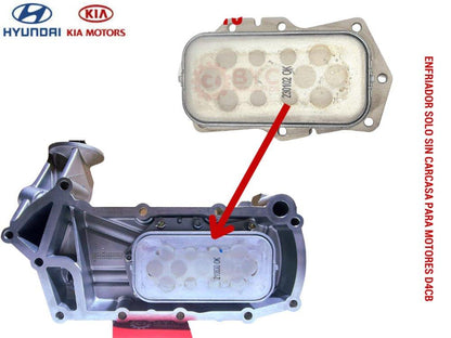 Enfriador de aceite motor HYUNDAI-KIA Frontier-H1-Porter 2500 d4cb - Repuestos BYC SPA - HYUNDAI KIA - 26421-4A700OR