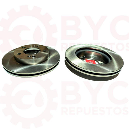Disco freno del. SsangYong ACTYON 2006-2021 Kyron 2005-2013 Rexton 2.0-2.7 - Repuestos BYC SPA - SSANGYONG - 4144109000CH