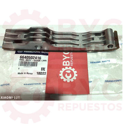 Guía cadena inf. SsangYong ACTYON- Kyron d20dt 2.0 06-12 Rexton 2.7 2005-2012 - Repuestos BYC SPA - SSANGYONG - 6640502416OR