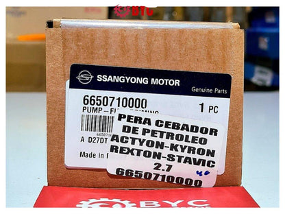 Pera o cebador de petróleo ACTYON, Kyron 2006-2013 Stavic, Rexton (original) - Repuestos BYC SPA - SSANGYONG - 6650710000OR
