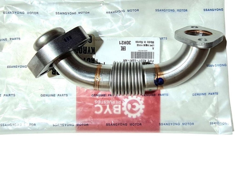 Cañería de gases EGR SsangYong ACTYON y Kyron 2007-2012 - Repuestos BYC SPA - SSANGYONG - 6651401361OR