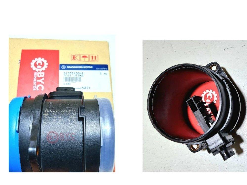 Flujometro-sensor maf SsangYong ACTYON, Rexton, Stavic Korando - Repuestos BYC SPA - SSANGYONG - 6710940048OR
