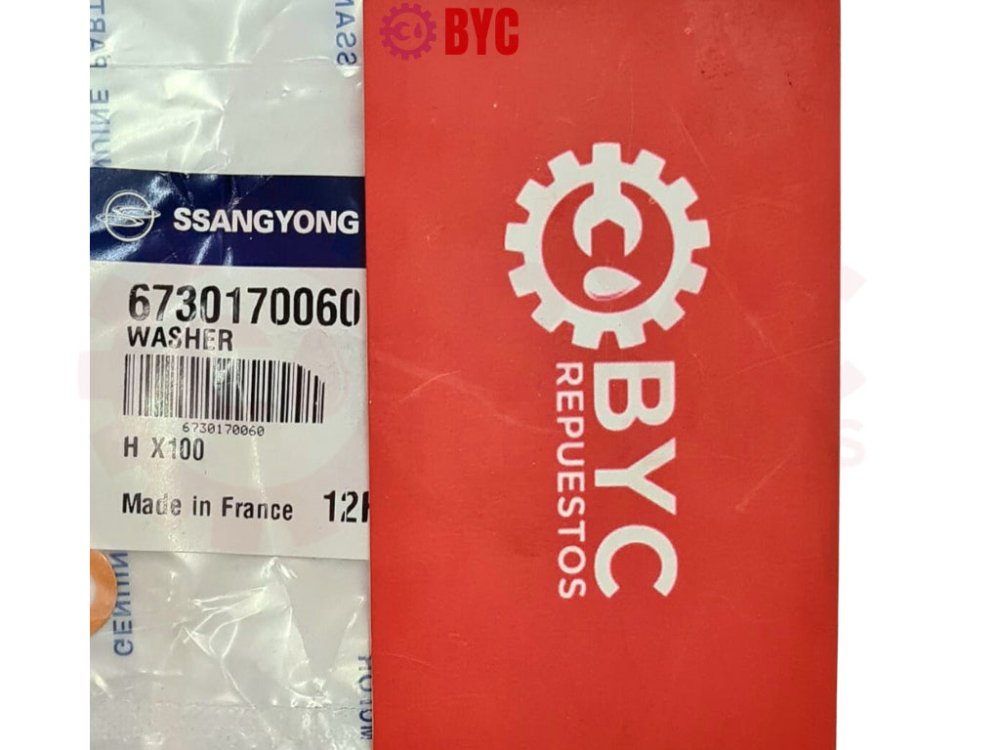 Golilla de inyector SsangYong ACTYON,Rexton,Stavic Korando diésel Grand Musso Euro 5y6 - Repuestos BYC SPA - SSANGYONG - 6730170060OR