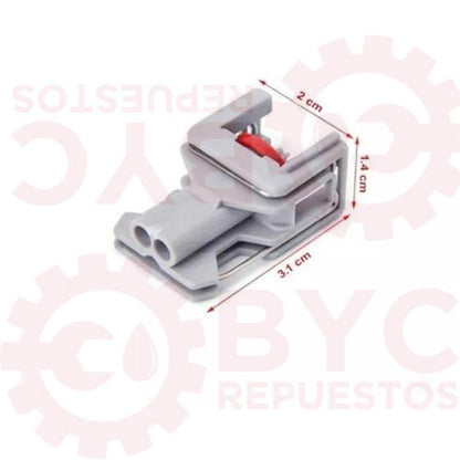 Conector de inyector Euro 3-4 SsangYong ACTYON Kyron Rexton, Stavic - Repuestos BYC SPA - SSANGYONG - CONECTOR EURO 3y4